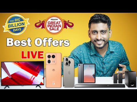 Flipkart big billion Day and Amazon great Indian festival Best Offers Live ⚡