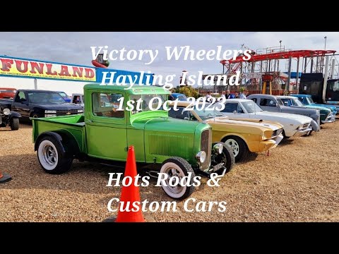 Victory Wheelers Hot Rods & Custom Cars at Hayling Island, 1st Oct 2023