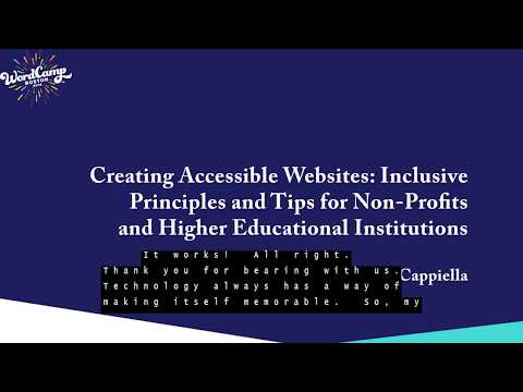 Creating Accessible Websites