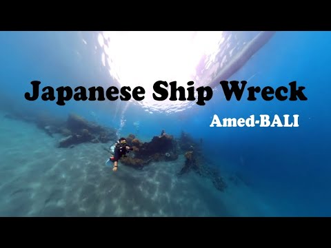 Japanese ship Wreck in BALI #バリ島 #ダイビング #シュノーケル