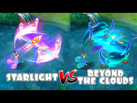 Xavier Starlight VS Beyond the Clouds Skin Comparison