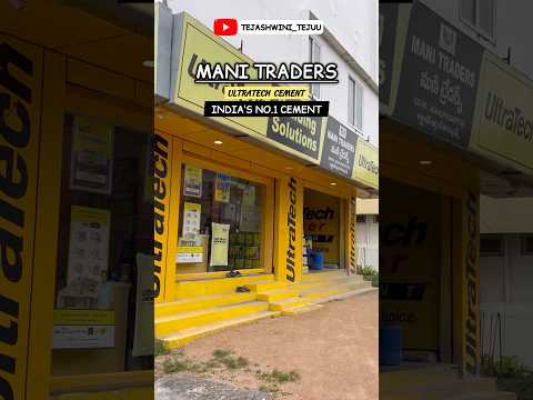 📍Mani Traders-UltraTech Cement,Nizamabad #youtubeshorts #shorts #shortvideo #video #youtube #yt