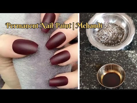 ಮನೆಯಲ್ಲೇ ಮೆಹಂದಿ ಮಾಡುವ ಹೊಸಾ ವಿಧಾನ/Secret for  Natural & Long Lasting Nail Mehndi  at Home#mehndi