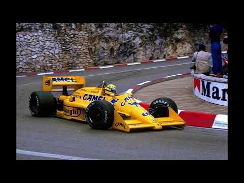 F1 1987 Ayrton Senna Scene