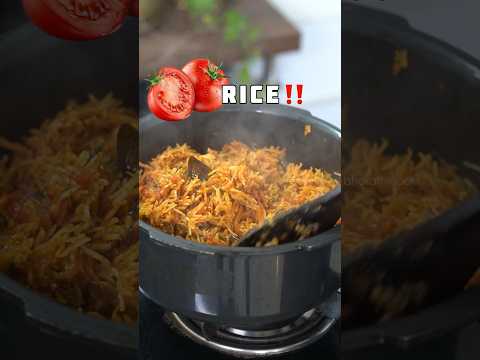 Tomato Rice Recipe🍅😍 #bharathicooks #lunch