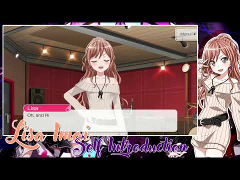 【ENGLISH】 Roselia // Lisa Imai Self Introduction