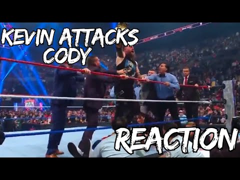 Kevin Owen attacks Cody Rhodes Reactions!!