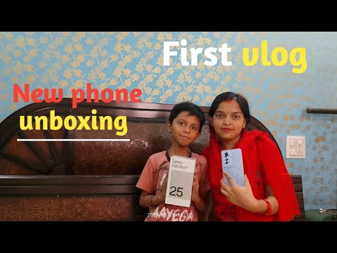 New Phone Unboxing (Oppo F25 Pro 5G ) | My First Vlog On YouTube |