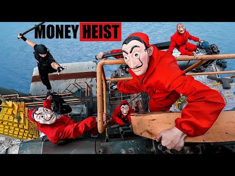 PARKOUR VS MONEY HEIST: Bad guy kills people and tries to escape from police pursuit | Epic POV