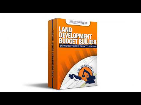 Land Development Budget Builder (Promo Video!)