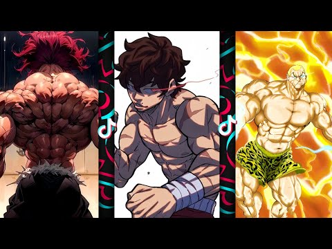 Baki Fan Made Animations Tiktok Compilation #bakinetflix #bakithegrappler