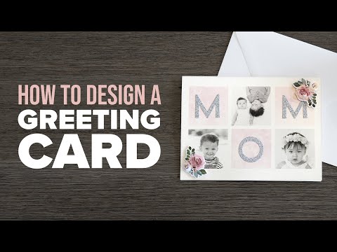 How to Make a Greeting Card  I  Mother's Day Greeting Card Design