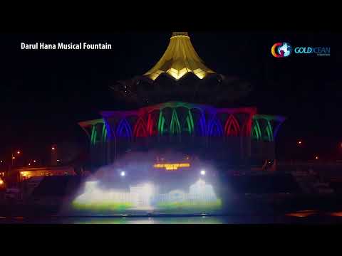 Darul Hana Musical Fountain | Kuching Waterfront