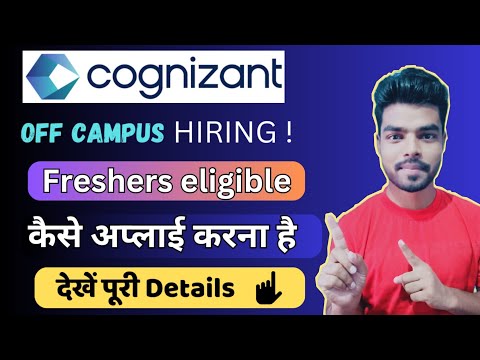 Cognizant Off Campus Hiring January 2024 | Freshers Student Eligible