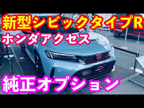 新型シビックタイプR　純正オプション装着ソニックグレーパール　ＦＬ５