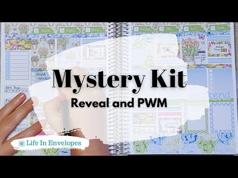 PWM / March Mystery Kit Reveal / Erin Condren 7x9 Vertical / Plan With Me / EC 7x9