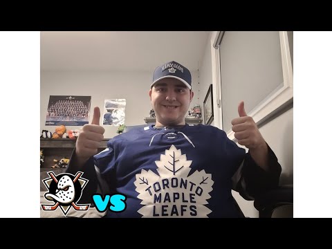 Leafs Vs Ducks Upcoming Game Announcement Video!!!!!!