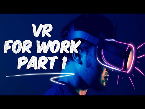 VR for Work Series Part 1 | Oculus Quest 2 | Meta Quest 2 Working from Home