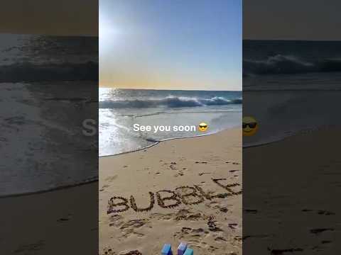 Bubble is headed somewhere NEW, mates 🌊🏄🌤️ And it's sure to make your day from down under 🤭