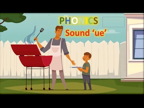 JOLLY PHONICS | Letter sound "ue"  | Story | Words |