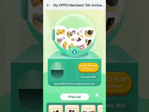 Video Title: My OPPO Members' 5th Anniversary | Wheel of Lucky