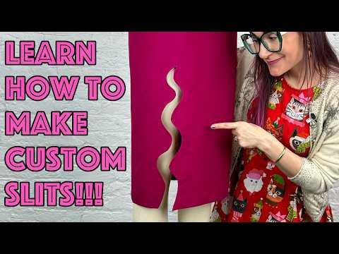 How To Add Amazing Slits To Any Skirt Or Dress!