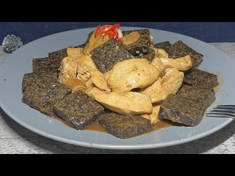 麻油米血雞胸 Sesame oil rice blood chicken breast