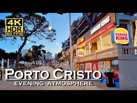 Porto Cristo Mallorca evening atmosphere 4K 60fps HDR  UHD Dolby Atmos 💖 Balearic Islands 👀 Spain 🇪🇸