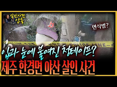 치밀하게 준비된 강도살인? - 제주 한경면 야산 살인사건