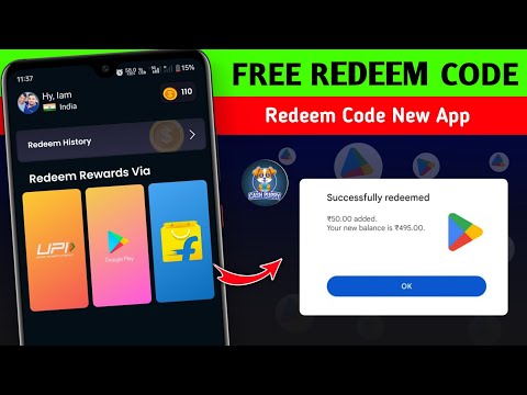 Free Redeem Code App | Google Play Redeem Code App | How To Get Free Redeem Code | New App