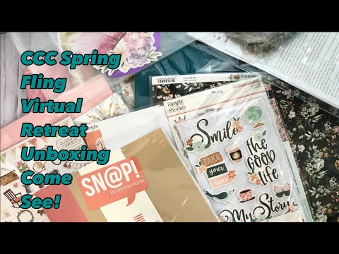 Country Craft Creations Spring Fling Virtual Retreat Unboxing 📦 COME SEE the goodies!