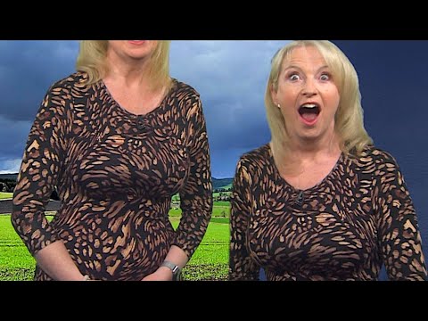 Carol Kirkwood's Jaw Dropping Tight Dress + Puts Dan in His Place!