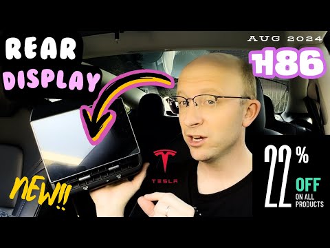 The ULTIMATE Rear Screen Display Mod for your Model Y or Model 3 - The H86 Hansshow