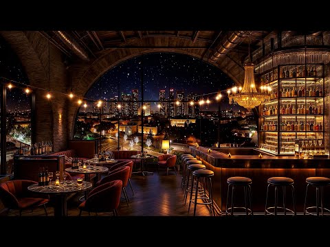 Evening Lounge Jazz ~ Gentle Jazz Saxophone Music in Cozy Bar Ambience for Relax, Study, Sleep