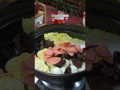 天冷下班回家，做一锅这个热乎乎的白菜豆腐煲，味道鲜美，好吃又下饭 #白菜豆腐煲 #家常菜 #下饭菜  #美食教程