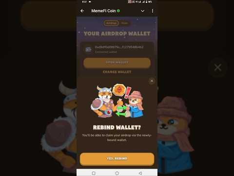 Last chance ❌to change your connected Wallet in memefi || #memefi #memefiairdrop