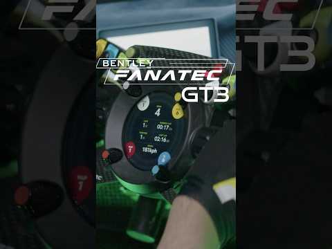 Fanatec Launches Bentley GT3 Steering Wheel #fanatec #bentley #racing