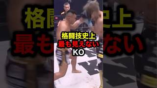 格闘技史上最も見えないKO#格闘技#mma#ufc#rizin#ボクシング