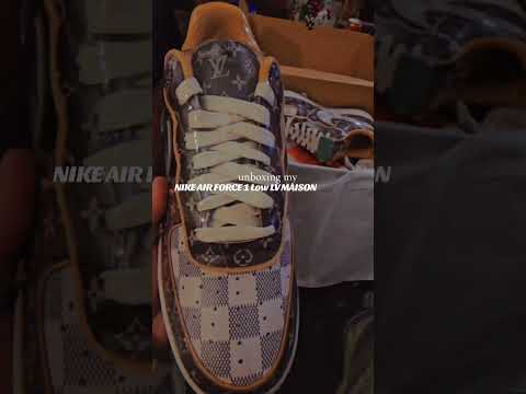 Unboxing of @DylanStager Nike Air Force 1 Low LV ...#louisvuitton #nike  #sneakerhead #StagerBros