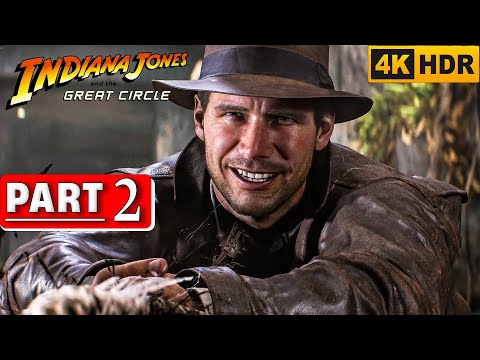 VATICAN CITY | Indiana Jones and the Great Circle Gameplay Walkthrough Part 2 [4K 60FPS] (FULL GAME)