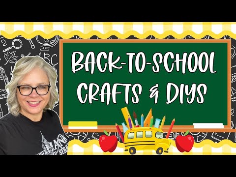 BACK TO SCHOOL 🚌 🌿🍎 5 - DIY Projects || Hand Painting || Apples || Dollar Tree Hobby Lobby