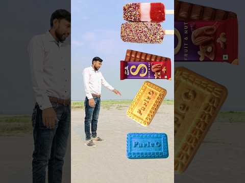 Parle-G biscuit to icecream, catbury, Popcorn, Good day, magical video #short #tranding