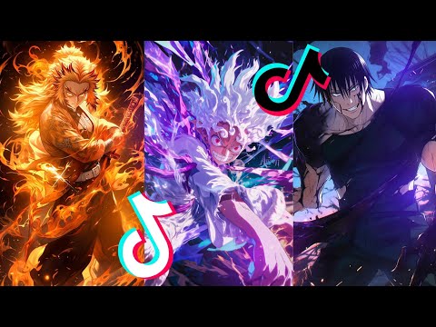 Anime Edit🍷Badass Anime🗿 Moments Tiktok compilation PART 105 in [4K]