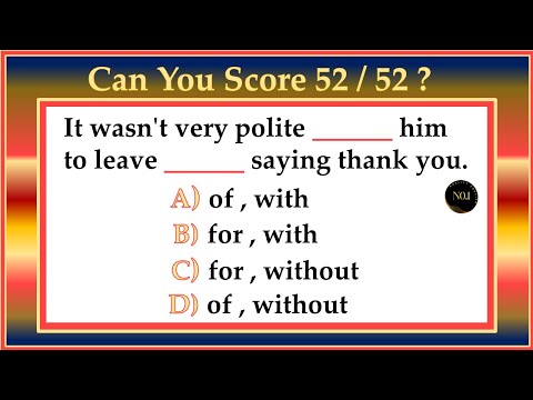 52 Tenses Test & Quiz | English Grammar Mixed Quiz | Verbs & Tenses Mixed | No.1 Quality English