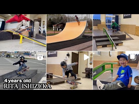 RITA 4歳 4YO Skater /Instagram 動画クリップ集