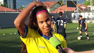 JOVEM JOGADORA DE CAMPINA GRANDE É PROMESSA NO FUTEBOL FEMININO