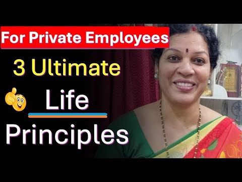 3 Ultimate Life Principles For Private  Employees