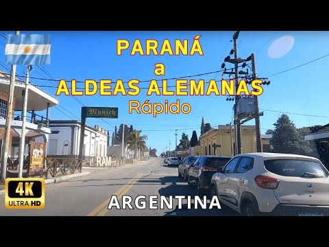 Entre Rios Argentina - Parana a Aldeas Alemanas - RAPIDO - viaje 83