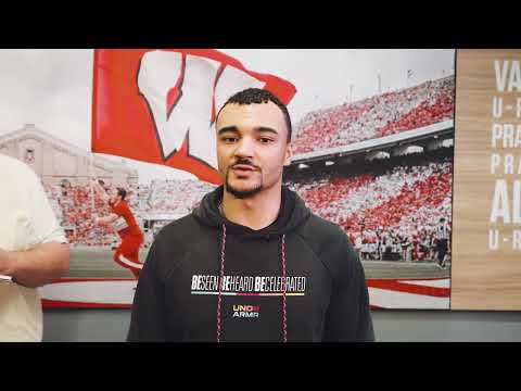 Devon Spalding Media Availability || Wisconsin Football || April 12, 2024