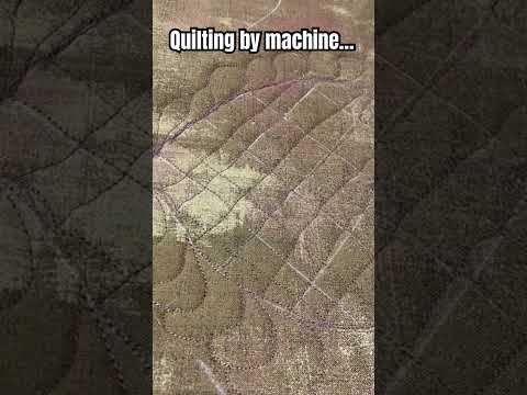 Quilting by machine